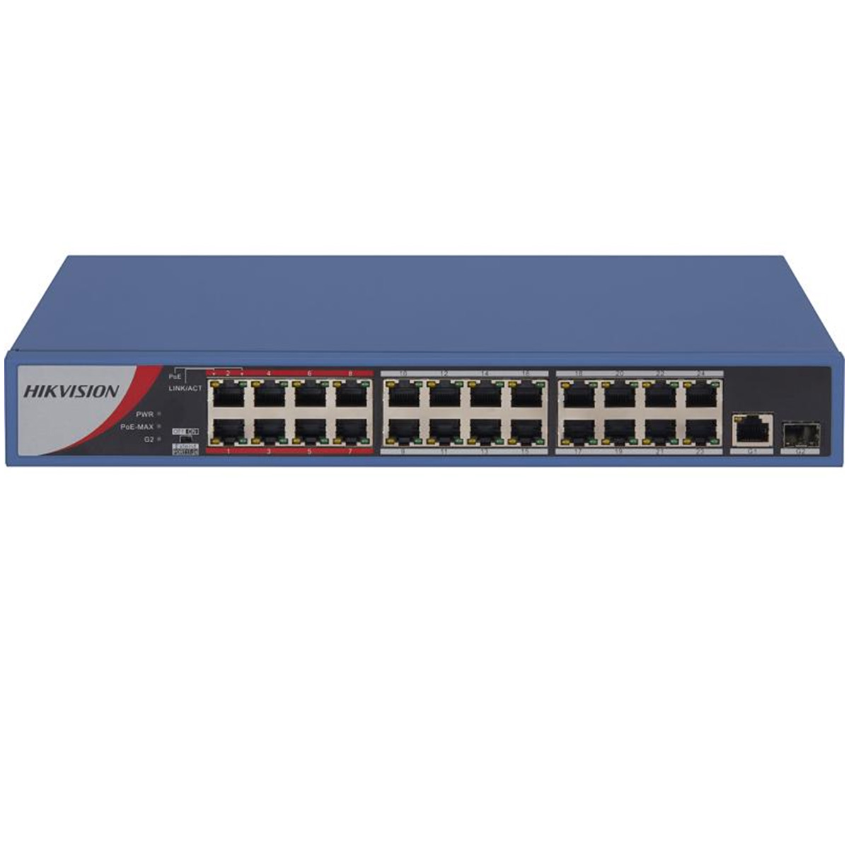 Hikvision  24 Port Fast Ethernet Unmanaged POE Switch – DS-3E0326P-E/M(B)