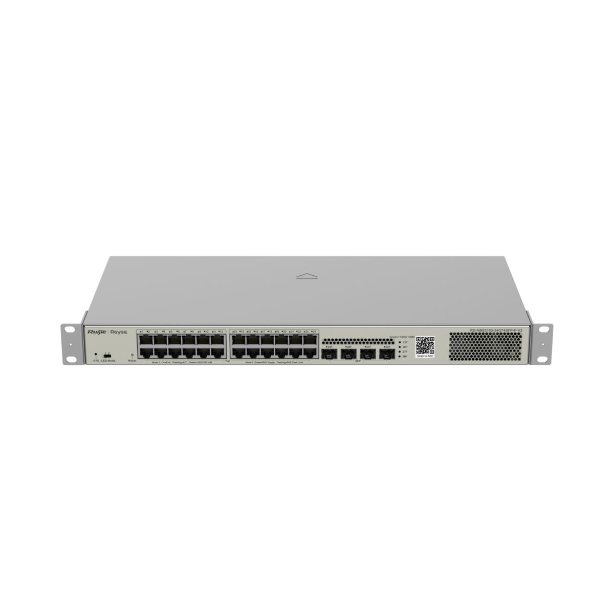 Ruijie 28-Port Gigabit Layer 2 Cloud Managed PoE Switch – RG-NBS3100-24GT4SFP-P-V2