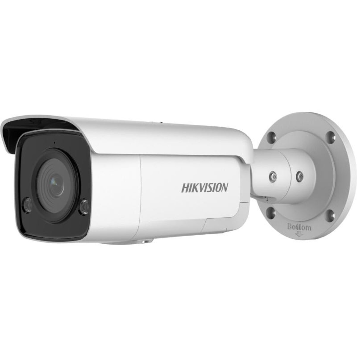 Hikvision 4 MP AcuSense Strobe Light and Audible Warning Fixed Bullet Network Camera – DS‐2CD2T46G2‐ISU/SL